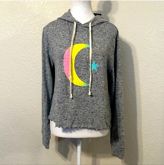 SPIRIT JERSEY Tops - Spirit Jersey Crescent Moon Hoodie Sz. S NWT